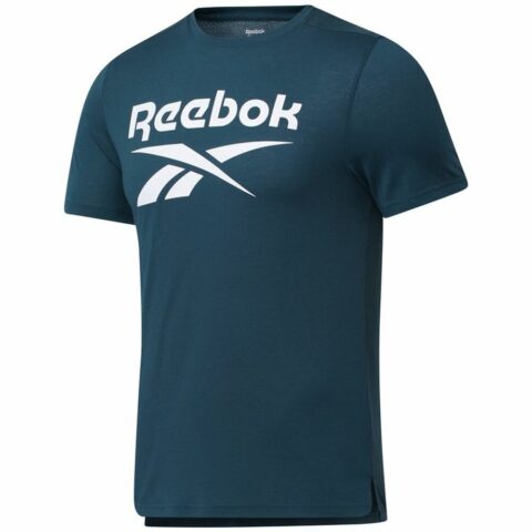 Kοντομάνικο Aθλητικό Mπλουζάκι Reebok Workout Ready Supremium Μπλε