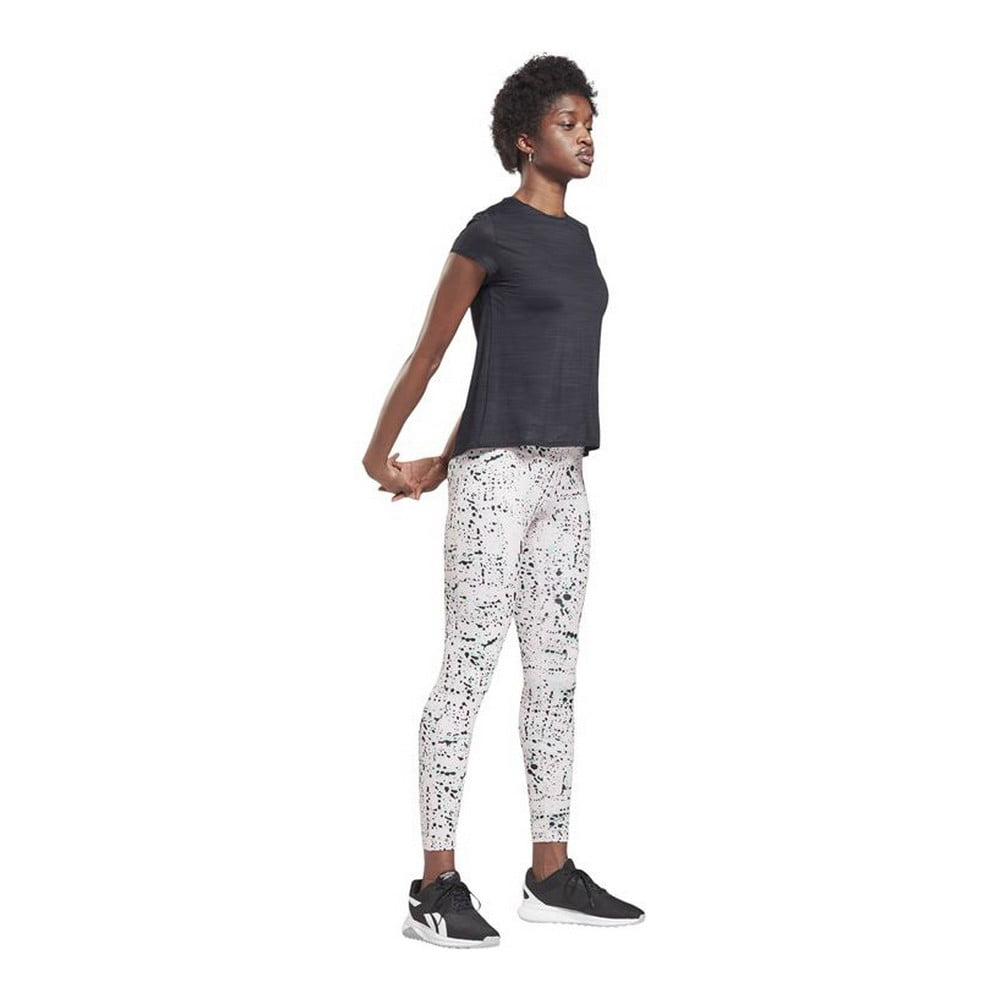 Γυναικεία Μπλούζα με Κοντό Μανίκι Reebok Workout Ready Activchill Μαύρο