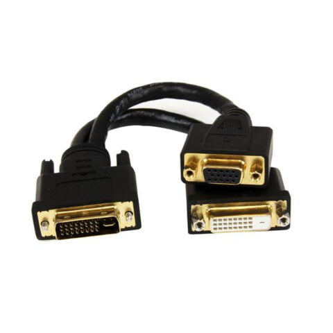 Καλώδιο DVI-I σε DVI-D και VGA Startech DVI92030202L         Μαύρο 0