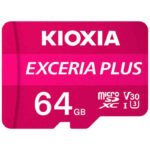 Κάρτα Μνήμης Micro SD με Αντάπτορα Kioxia Exceria Plus UHS-I U3 Κατηγορία 10 Ροζ