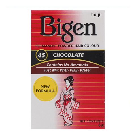 Μόνιμη Βαφή Bigen 45 Chocolate Nº 45 Σοκολατί (6 gr)