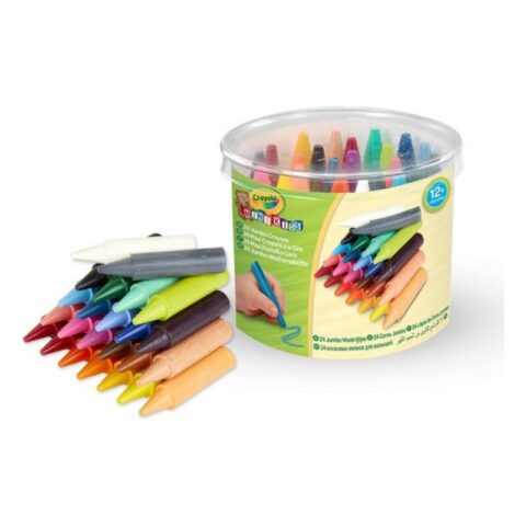 Χρωματιστά κεριά Crayola Mini Kids Πλένεται (24 pcs)