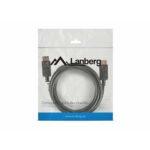 Καλώδιο DisplayPort Lanberg CA-DPDP-10CC-0030-BK 3 m Μαύρο