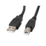 Καλώδιο USB 2.0 A σε USB B Lanberg 480 Mb/s Μαύρο