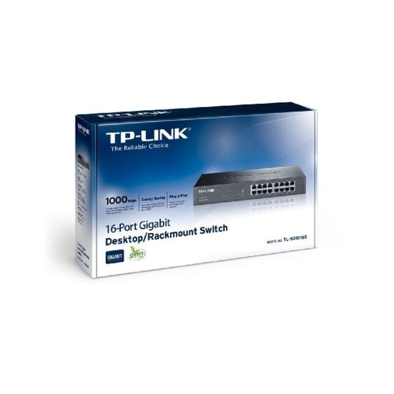 Switch Ντουλαπιού TP-Link TL-SG1016D 16P Gigabit
