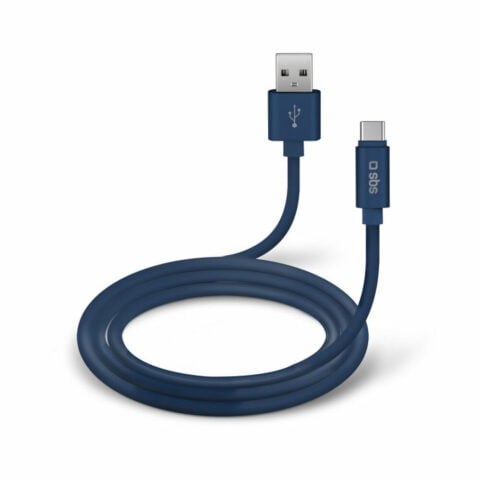 Καλώδιο USB 2.0 σε USB C SBS TECABLPOLOTYPECB Μπλε