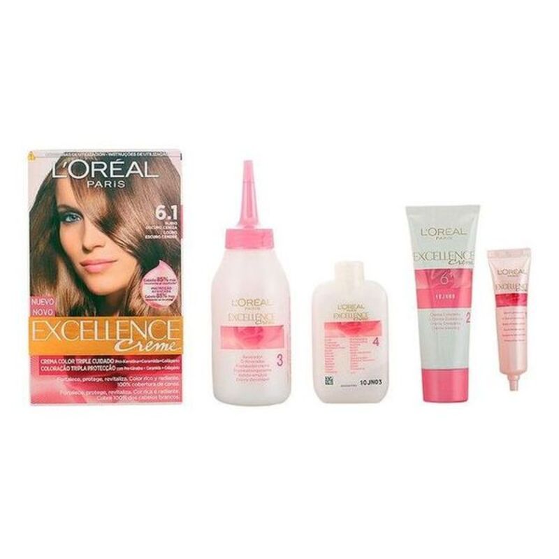 Μόνιμη Βαφή Excellence L'Oreal Make Up Ξανθό σκούρο σαντρέ