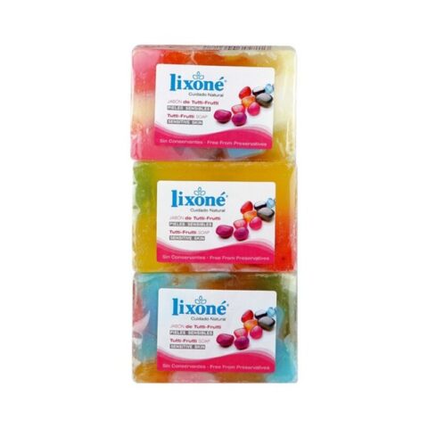 Σαπούνι με Φυσική Γλυκερίνη Tutti-frutti Lixoné (3 uds)