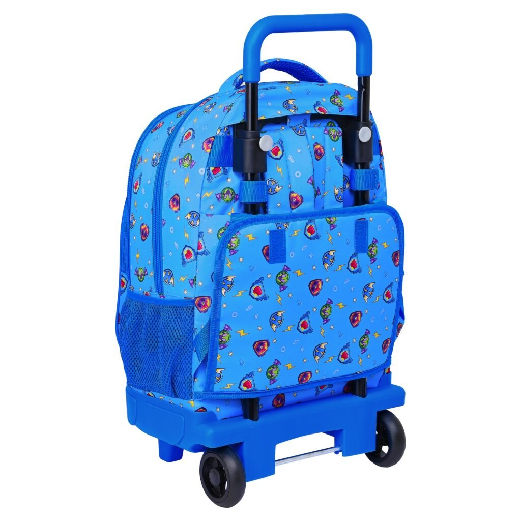Σχολική Τσάντα με Ρόδες SuperThings Serie 7 Μπλε Πολύχρωμο (33 x 45 x 22 cm)