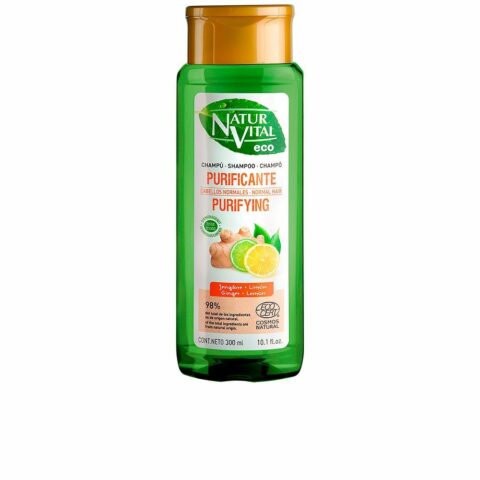 Σαμπουάν Καθαρισμού Naturvital Eco Λεμονί Τζίντζερ (300 ml)