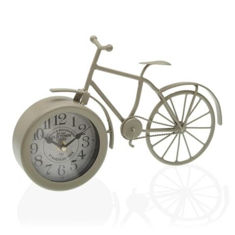 Bordklokke Bicicle Versa Γκρι Μέταλλο (6 x 20 x 33 cm) (6 x 20 x 33 cm)