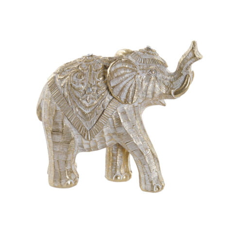 Διακοσμητική Φιγούρα DKD Home Decor Ελέφαντας Ρητίνη (17 x 7.5 x 15 cm)