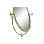Καθρέφτης DKD Home Decor Μέταλλο Κρυστάλλινο Χρυσό (25 x 13.5 x 43 cm)
