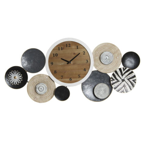 Ρολόι Τοίχου DKD Home Decor Μέταλλο Ξύλο (105.4 x 6.5 x 51.5 cm)