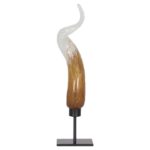 Διακοσμητική Φιγούρα DKD Home Decor Κρυστάλλινο Μέταλλο (12 x 7 x 47 cm)