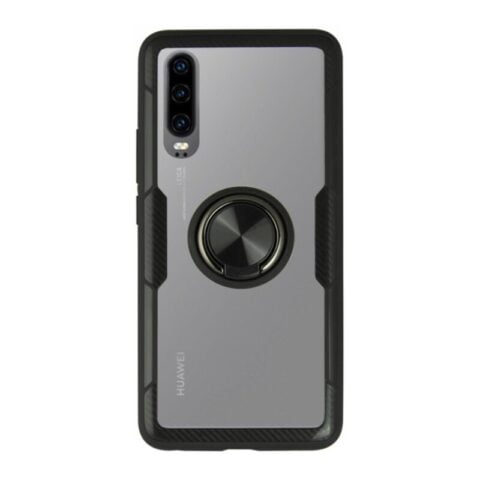 θήκη Κινητού με Δακτύλιο Huawei P30 KSIX 360 Ring Μαύρο