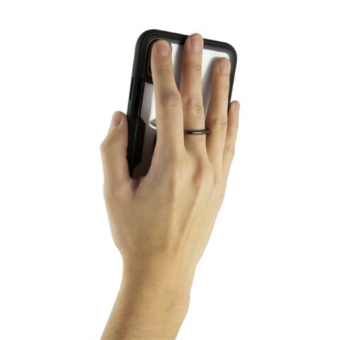 θήκη Κινητού με Δακτύλιο Iphone KSIX Διαφανές