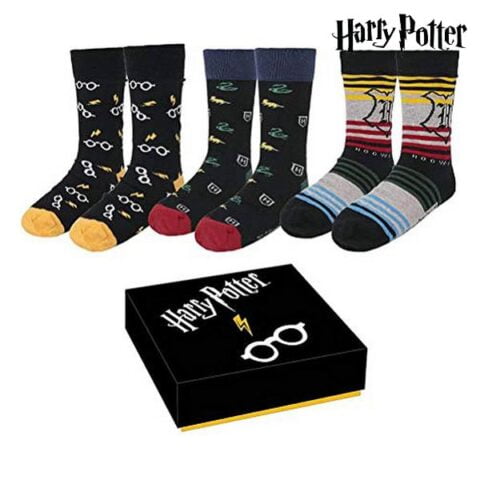 Κάλτσες Harry Potter 3 ζευγάρια (Ένα μέγεθος (35-41))