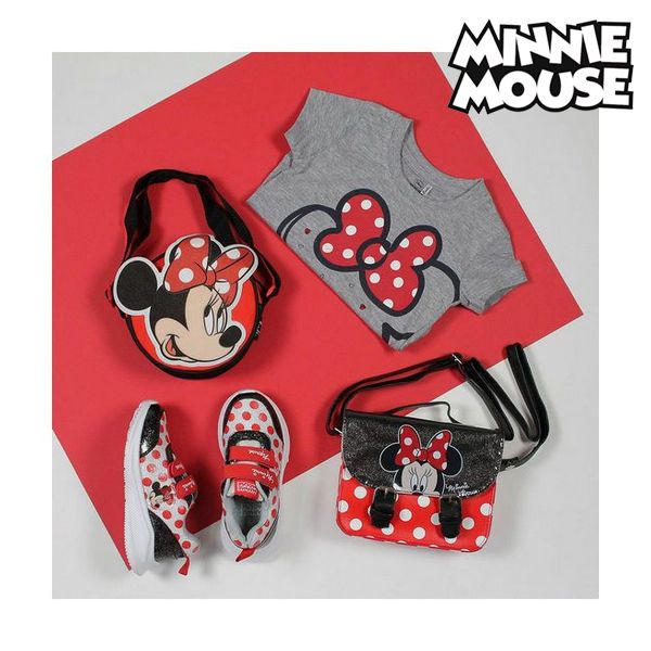 Τσάντα Ώμου Minnie Mouse Μαύρο/Κόκκινο