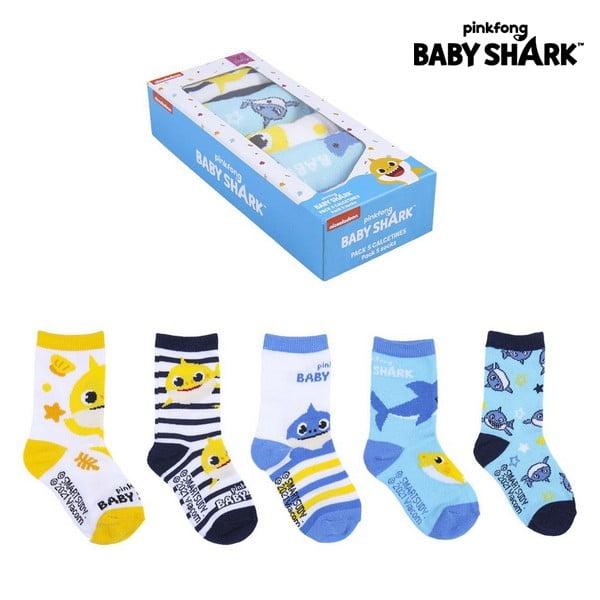 Κάλτσες Baby Shark (5 ζευγάρια) Πολύχρωμο