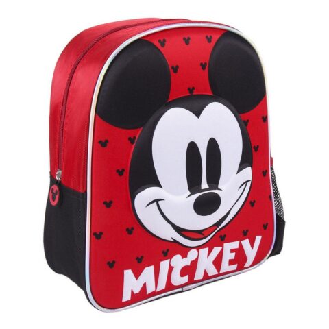 Σχολική Τσάντα 3D Mickey Mouse Κόκκινο (25 x 31 x 10 cm)