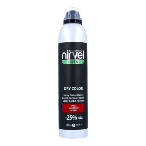 Σπρέι Καλύμματος Γρίζων Μαλλιών Green Dry Color Nirvel Green Dry Μαόνι (300 ml)