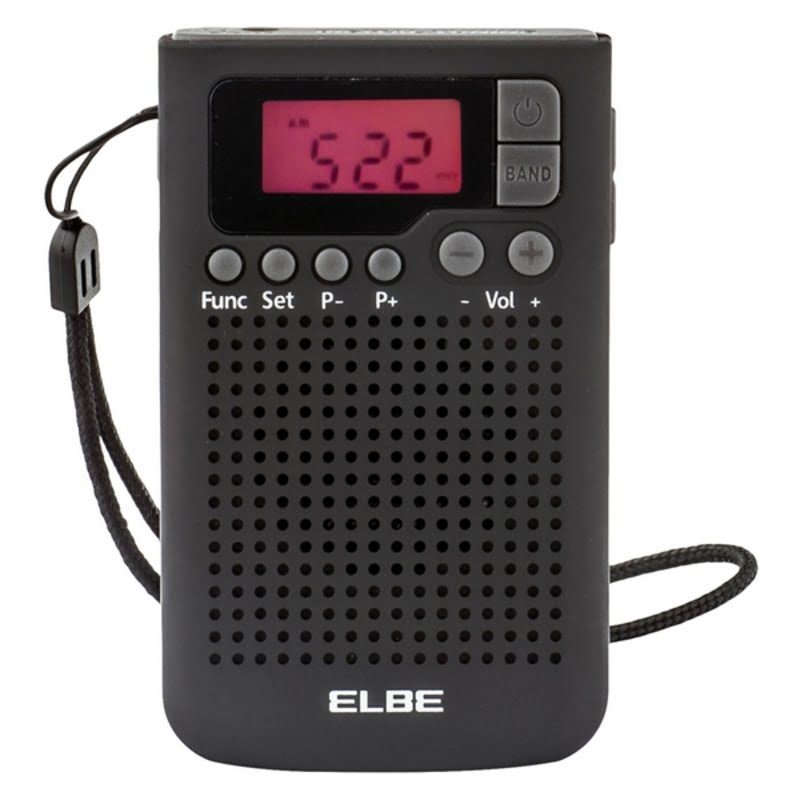 Ραδιόφωνο Τρανζίστορ ELBE AM/FM Μαύρο
