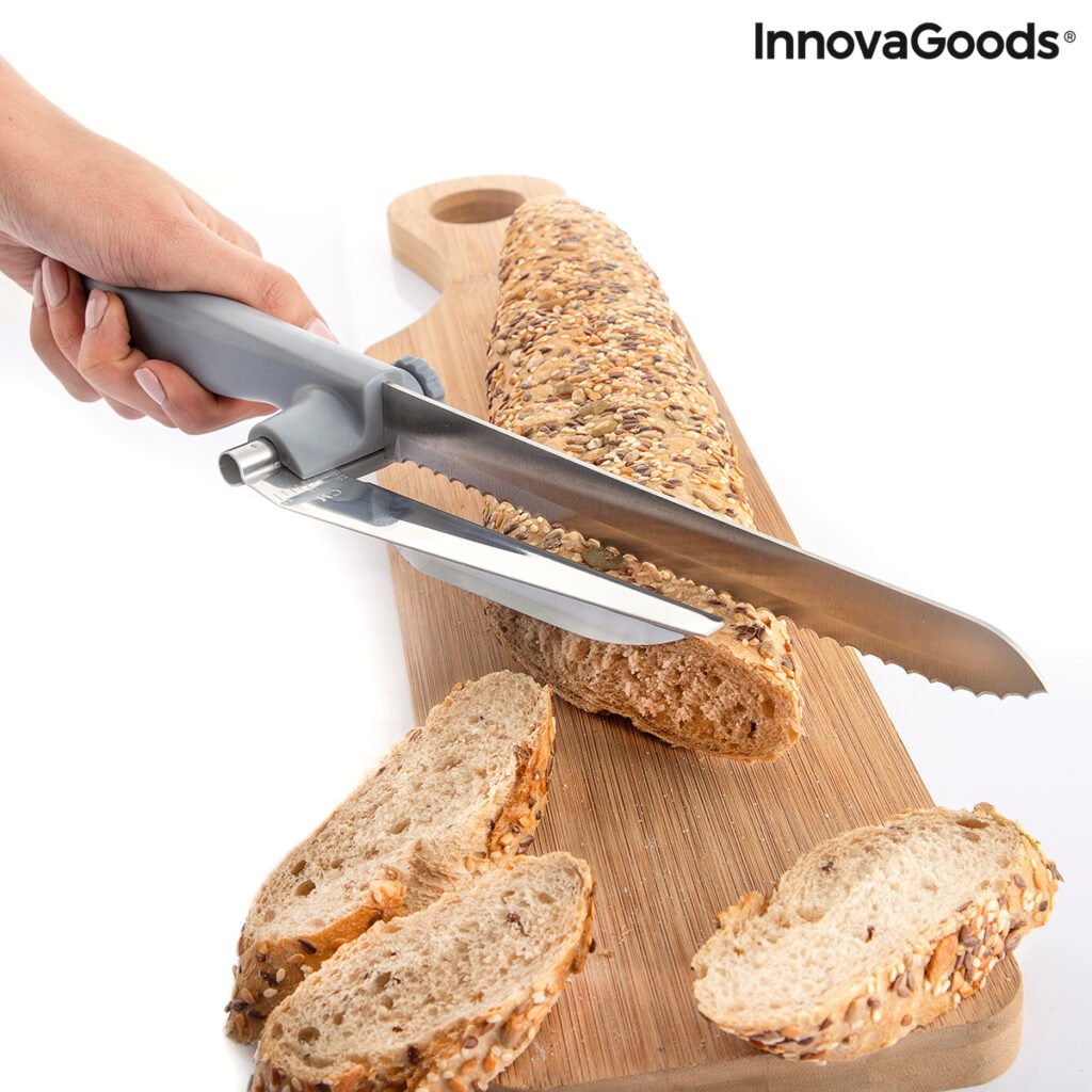Μαχαίρι Ψωμιού με Ρυθμιζόμενο Οδηγό Κοπής Kutway InnovaGoods