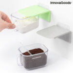 Αφαιρούμενα αυτοκόλλητα δοχεία κουζίνας Handstore InnovaGoods Πακέτο των 2 τεμ