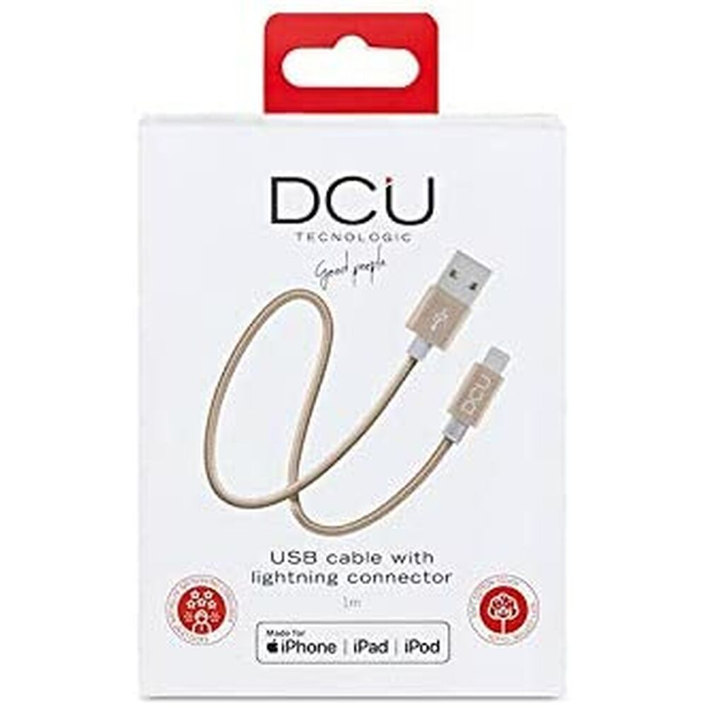 Καλώδιο USB σε Lightning DCU 34101210 Ροζ 1 m