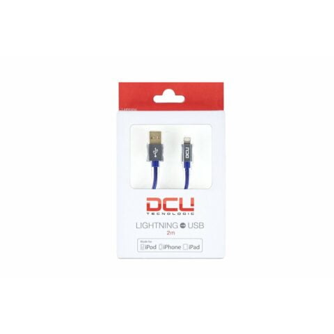 Καλώδιο USB σε Lightning DCU 34101250 Ναυτικό Μπλε (2 m)