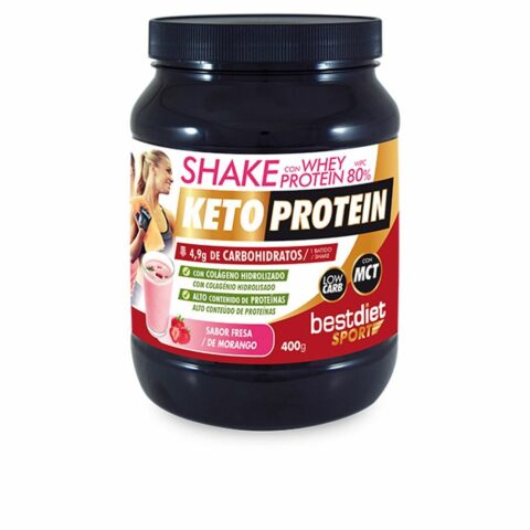 Smoothie Keto Protein Shake Φράουλα Πρωτεΐνη (400 g)