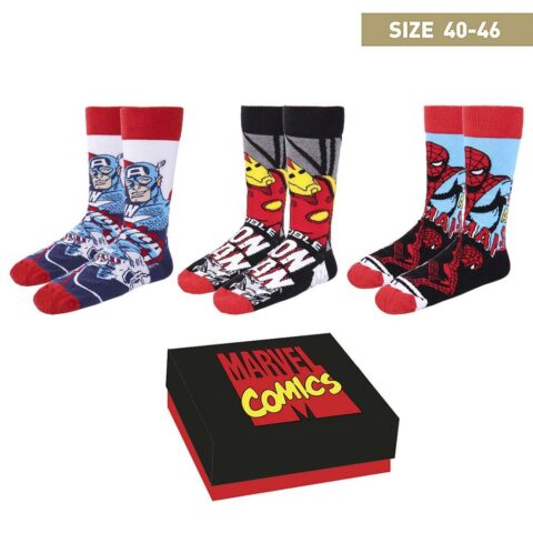 Κάλτσες Marvel 2200009307_T3638-C81 3 ζευγάρια Για άνδρες και γυναίκες Πολύχρωμο