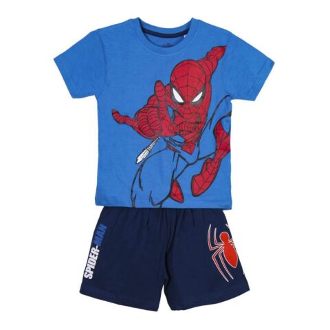 Kαλοκαιρινή παιδική πιτζάμα Spiderman Μπλε