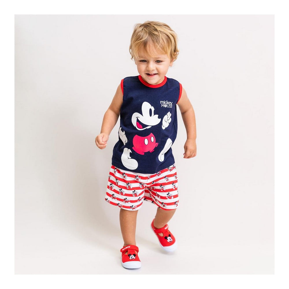 Πιτζάμα Παιδικά Mickey Mouse Μωρό Κόκκινο