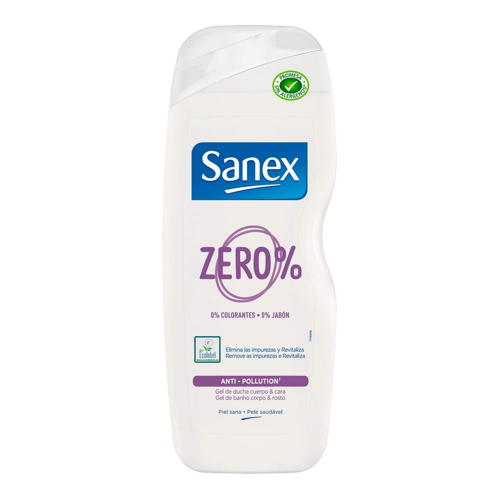 Αφρόλουτρο Zero% Anti-Pollution Sanex (600 ml)