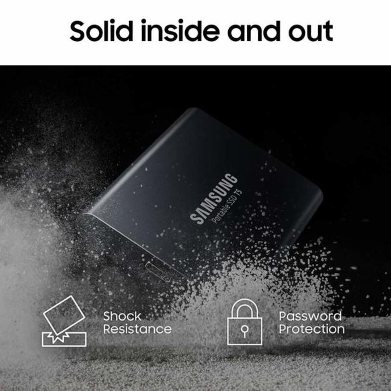 Εξωτερικός Σκληρός Δίσκος Samsung T5 Μπλε 500 GB SSD