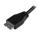 Καλώδιο USB σε Micro USB Startech USB3AUB15CMS         Μαύρο