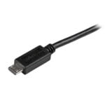 Καλώδιο USB σε Micro USB Startech USBAUB2MBK           Μαύρο