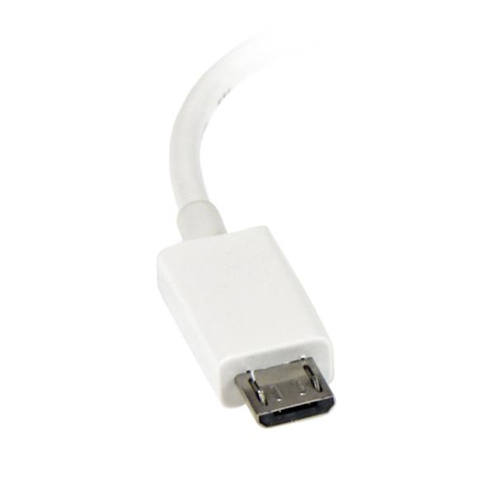 Micro USB Καλώδιο σε USB Startech UUSBOTGW Λευκό
