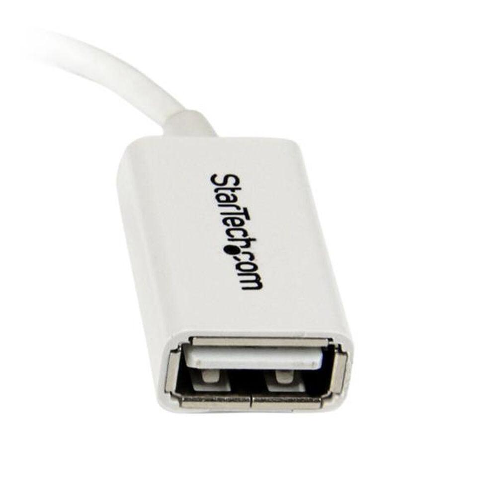 Micro USB Καλώδιο σε USB Startech UUSBOTGW             Λευκό