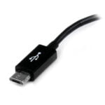 Καλώδιο Micro USB Startech UUSBOTG              USB A Micro USB B Μαύρο
