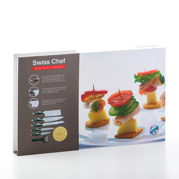 Σετ Μαχαιριών Bravissima Kitchen Swiss Chef (6 pcs)