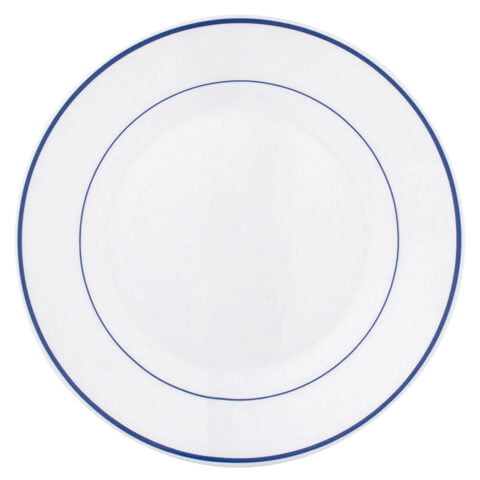 Σετ πιάτων Arcoroc Restaurant Δίχρωμα Γυαλί (Ø 23 cm) (6 uds)