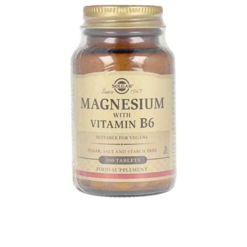 Μαγνήσιο + Βιταμίνη B6 Solgar (100 uds)