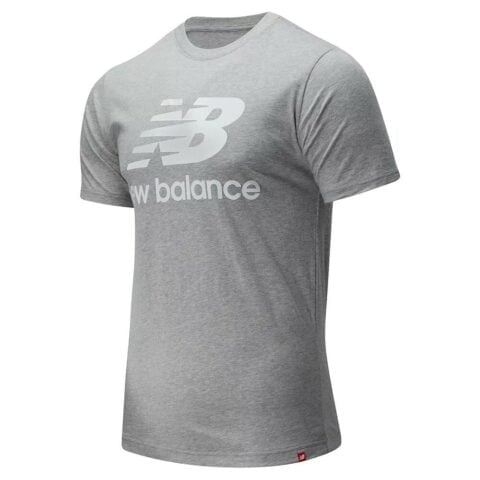 Ανδρική Μπλούζα με Κοντό Μανίκι New Balance MT01575 Γκρι