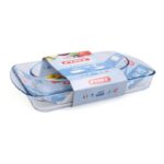 Σετ Πιάτων Φούρνου Pyrex Essentials Βοροπυριτικό γυαλί (30 x 21 cm + 40 x 27 cm) (2 pcs)