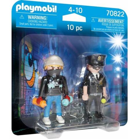 Playset Playmobil Duo Pack Αστυνόμος 70822 (10 pcs)