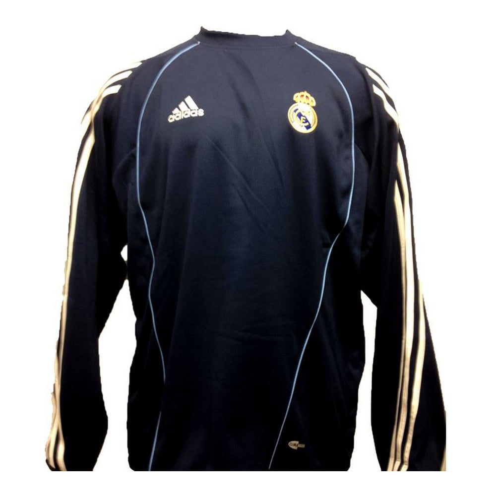 Ανδρικό  Φούτερ χωρίς Κουκούλα Adidas Real Madrid CF Μπλε