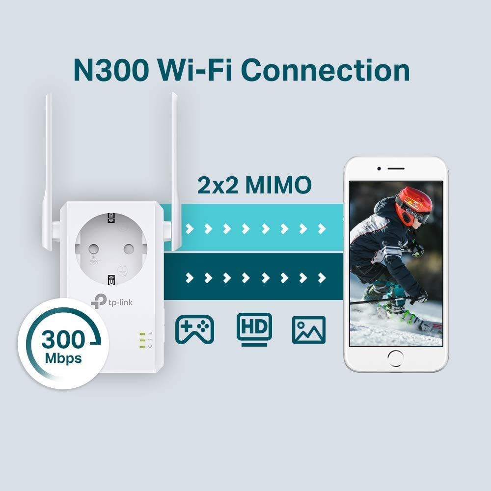 Επαναληπτικό Σημείο Πρόσβασης TP-Link N300 WiFi N300 2T2R